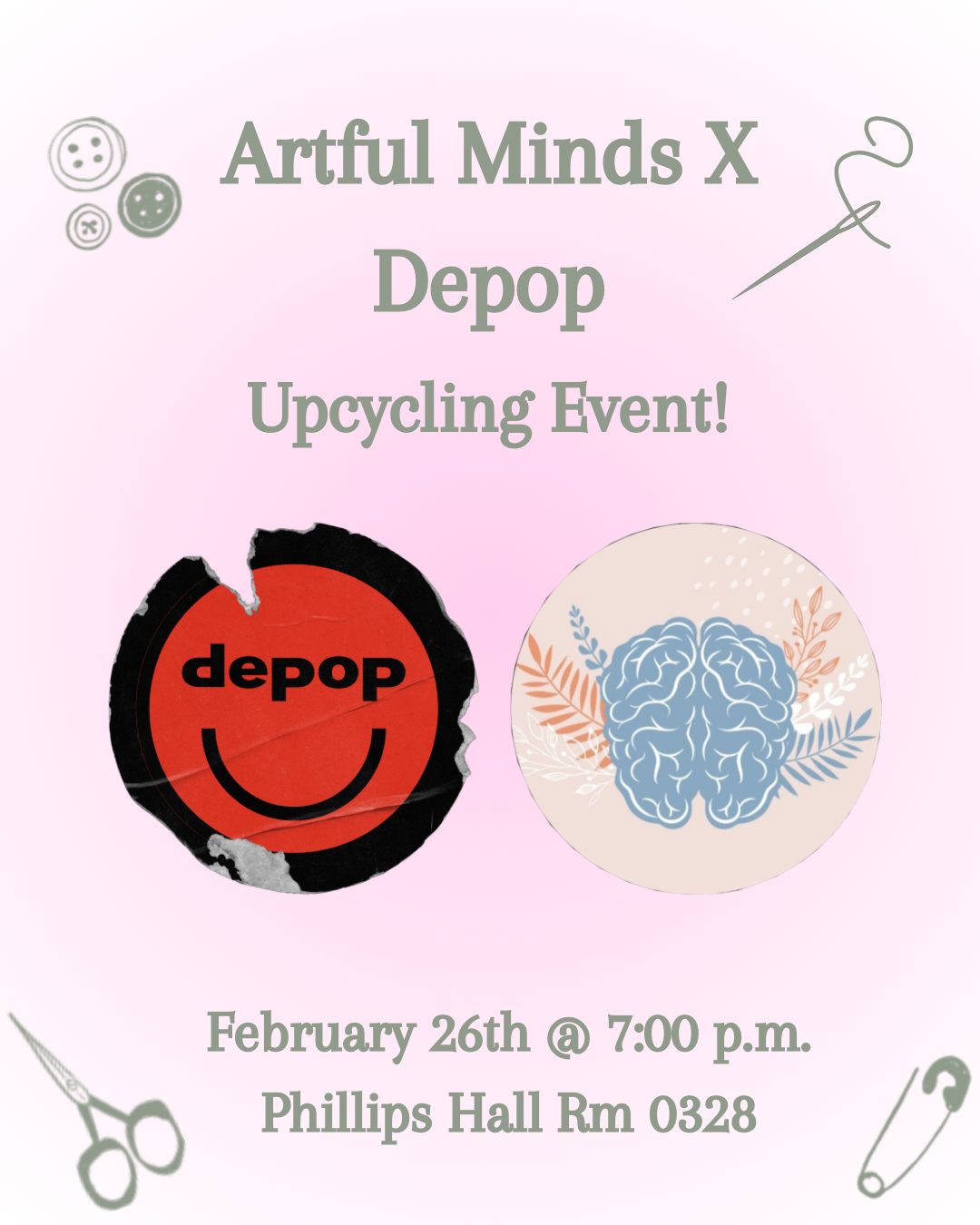 Flyer for Depop event