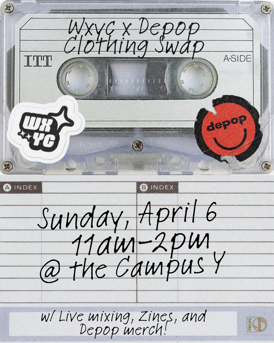 Flyer for Depop event